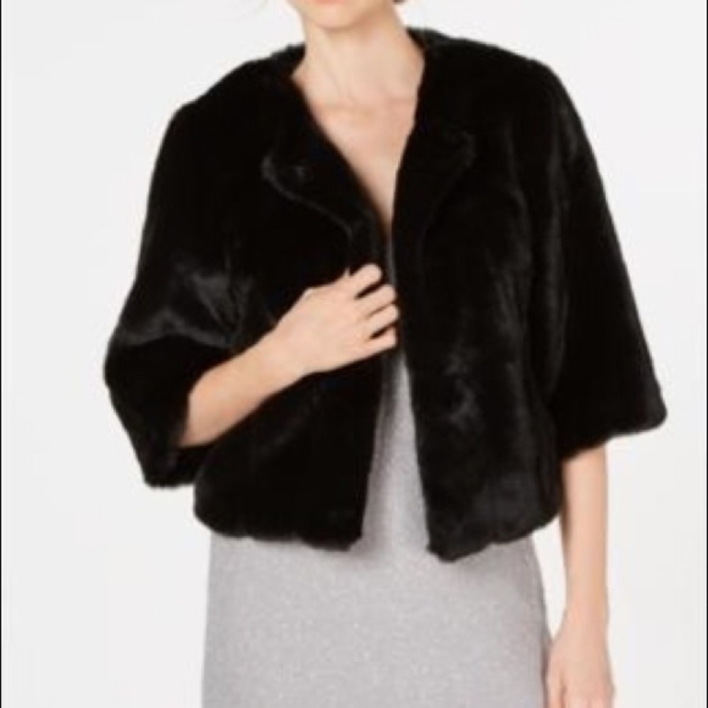 Calvin Klein Luxurious faux fur short jacket